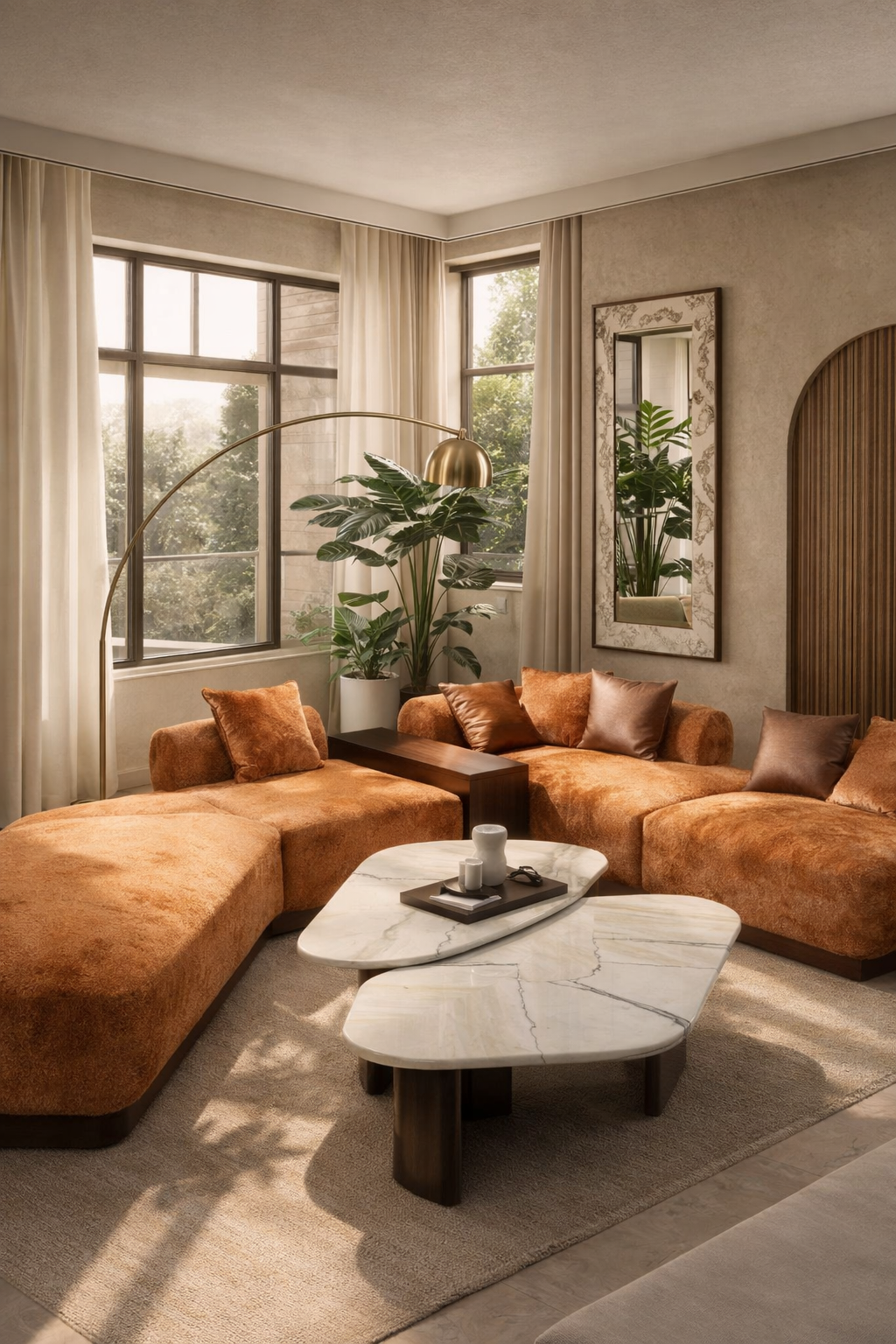 Alexa Sofa set (6 Seater)