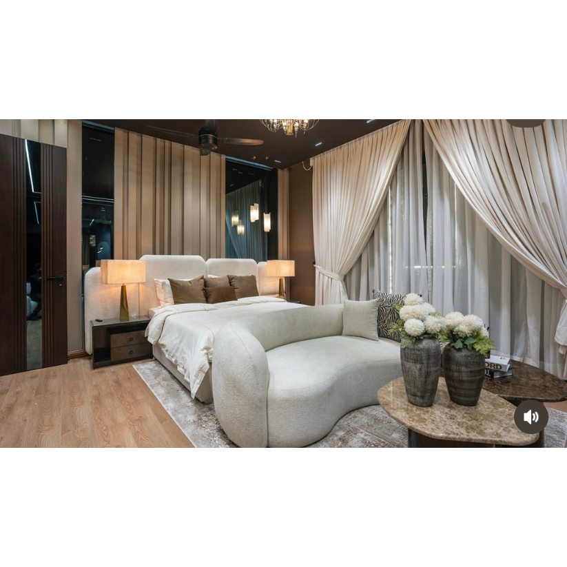 Evara (Bed + side tables)