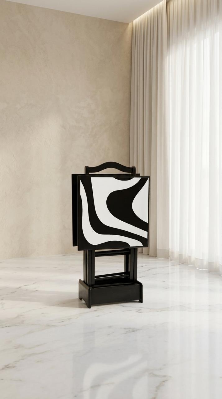 FOLDABLE SERVING TABLES (2PC)