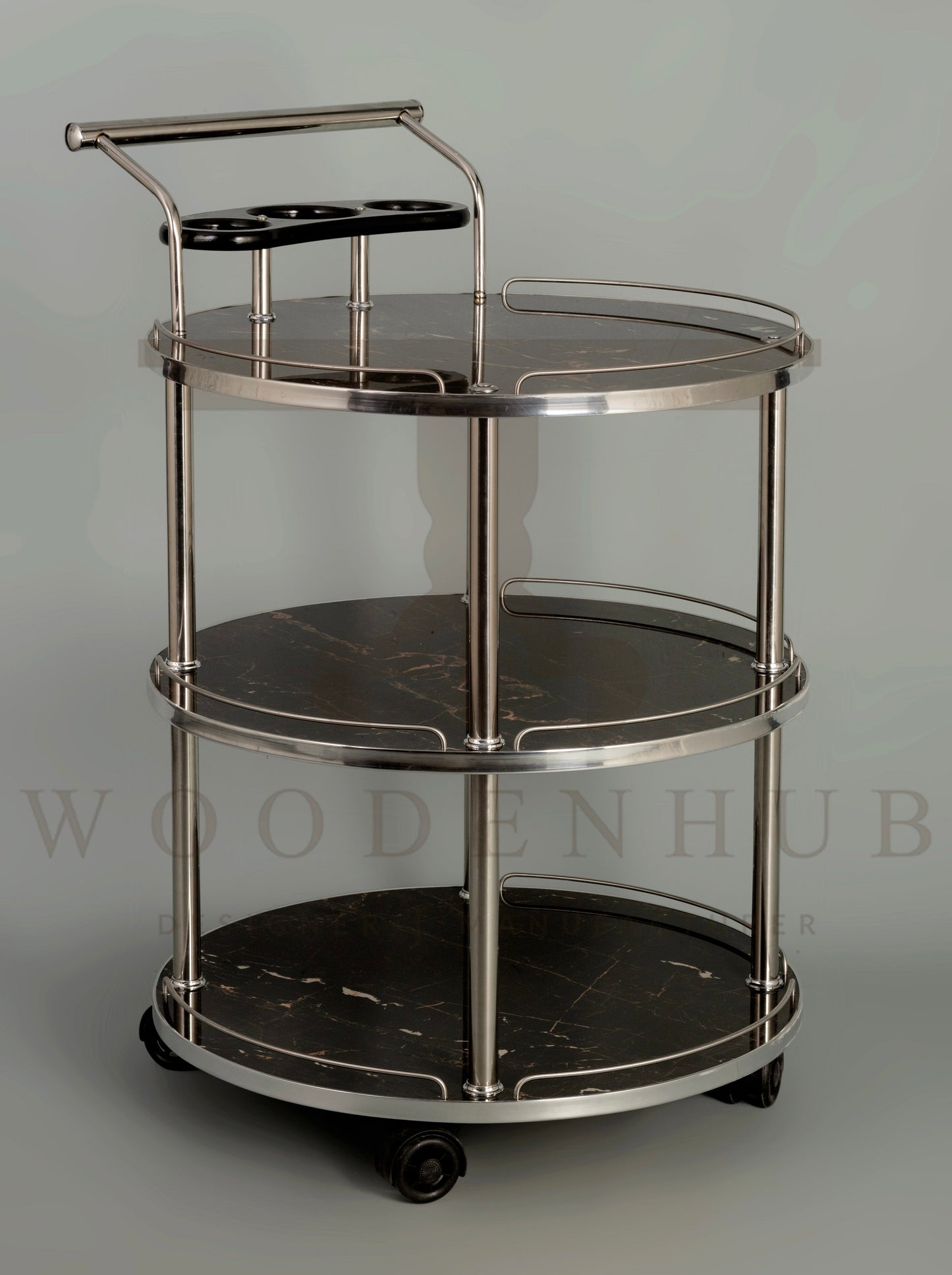 TRIPLE ROUND TROLLEY