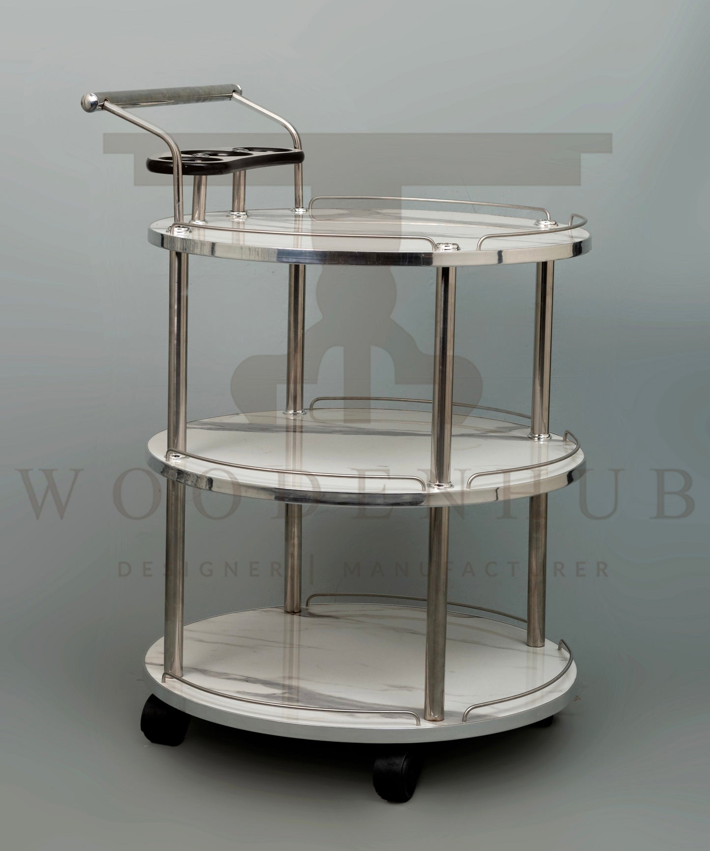 TRIPLE ROUND TROLLEY