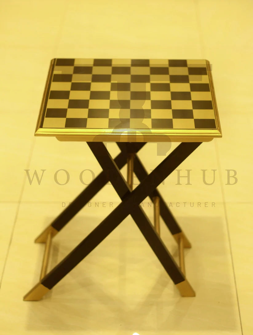 CHESS SERVING TABLE SET (2PC)