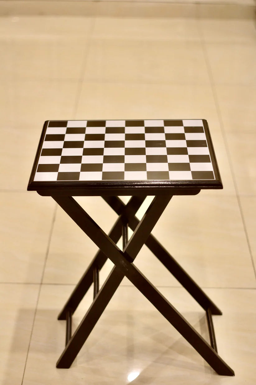CHESS SERVING TABLE SET (2PC)