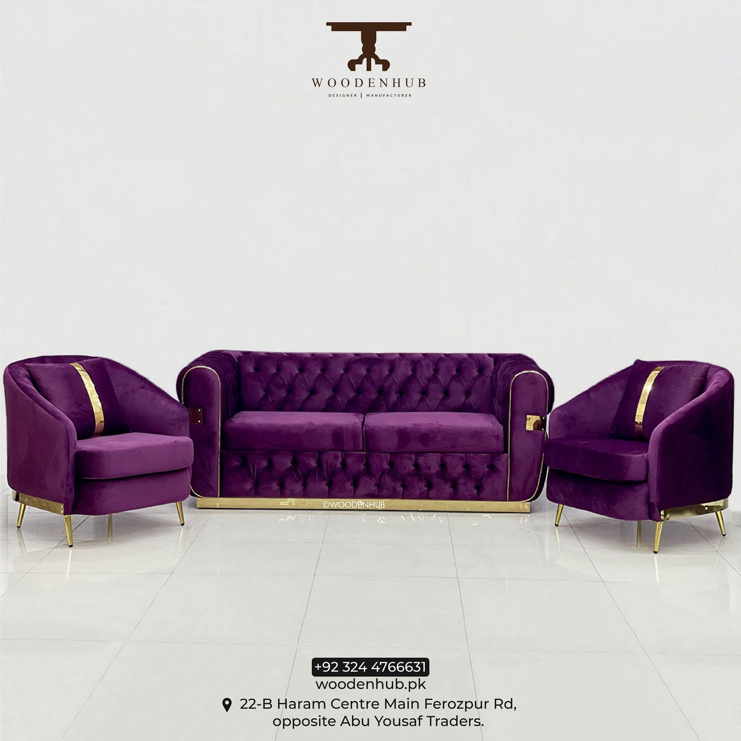 ROMA Sofa Set (6 Seater)