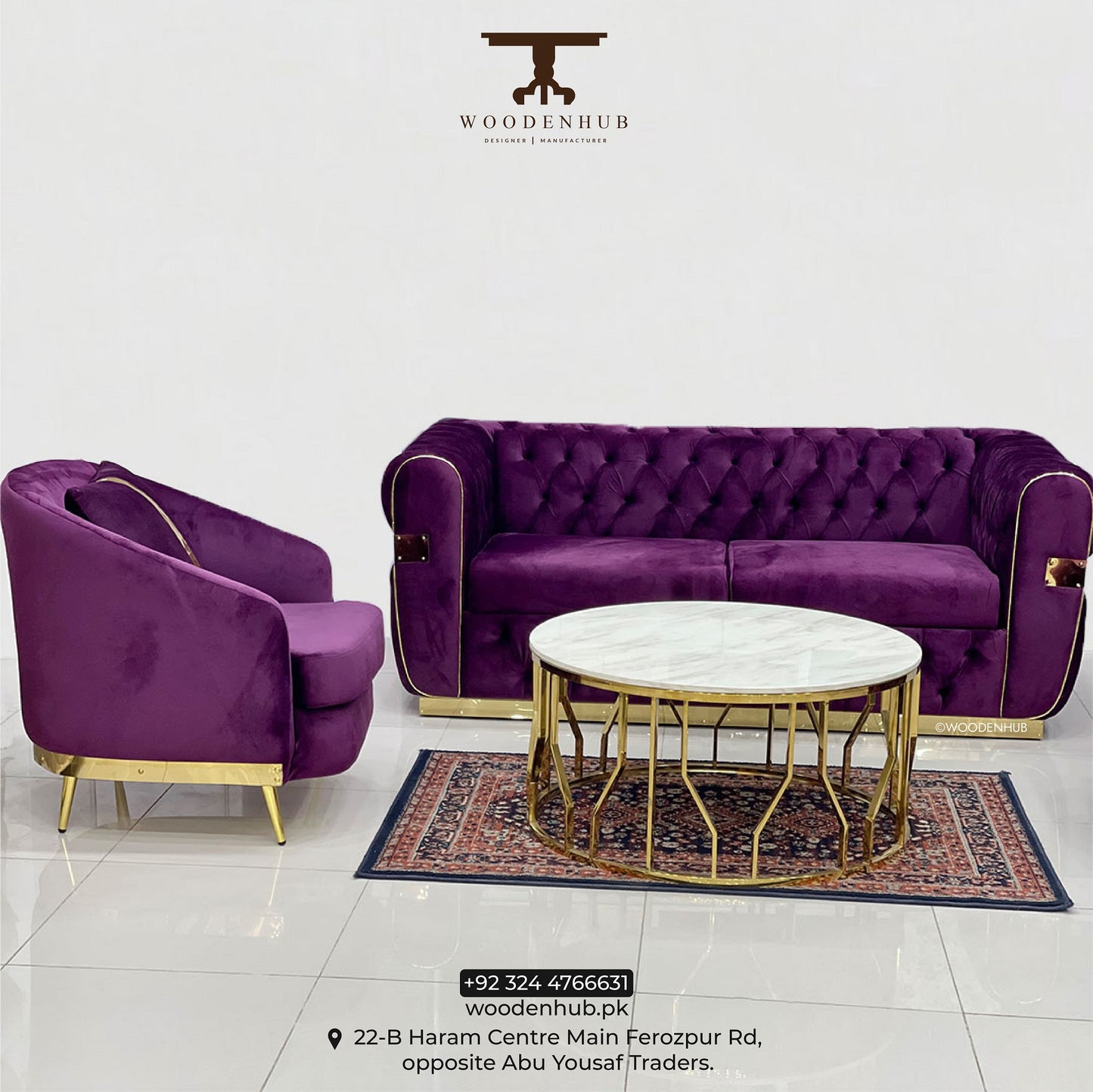 ROMA Sofa Set (6 Seater)