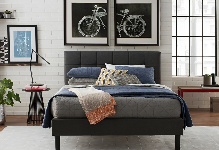 NOVA Bed Set (Bed+Side Tables)