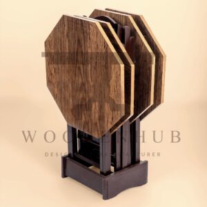 OCTAGON SERVING TABLE SET (4PC)