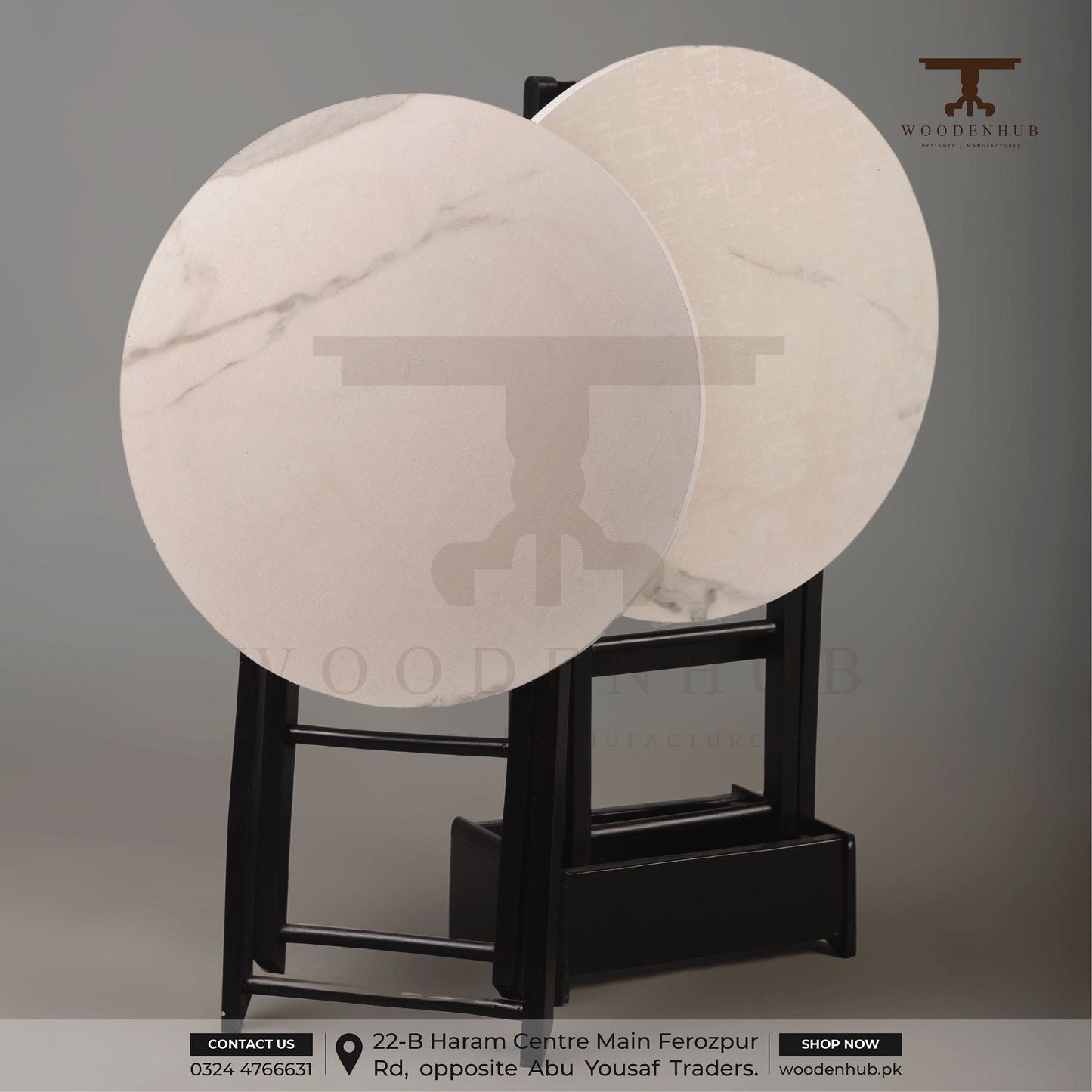 FOLDABLE SERVING TABLES (2PC)