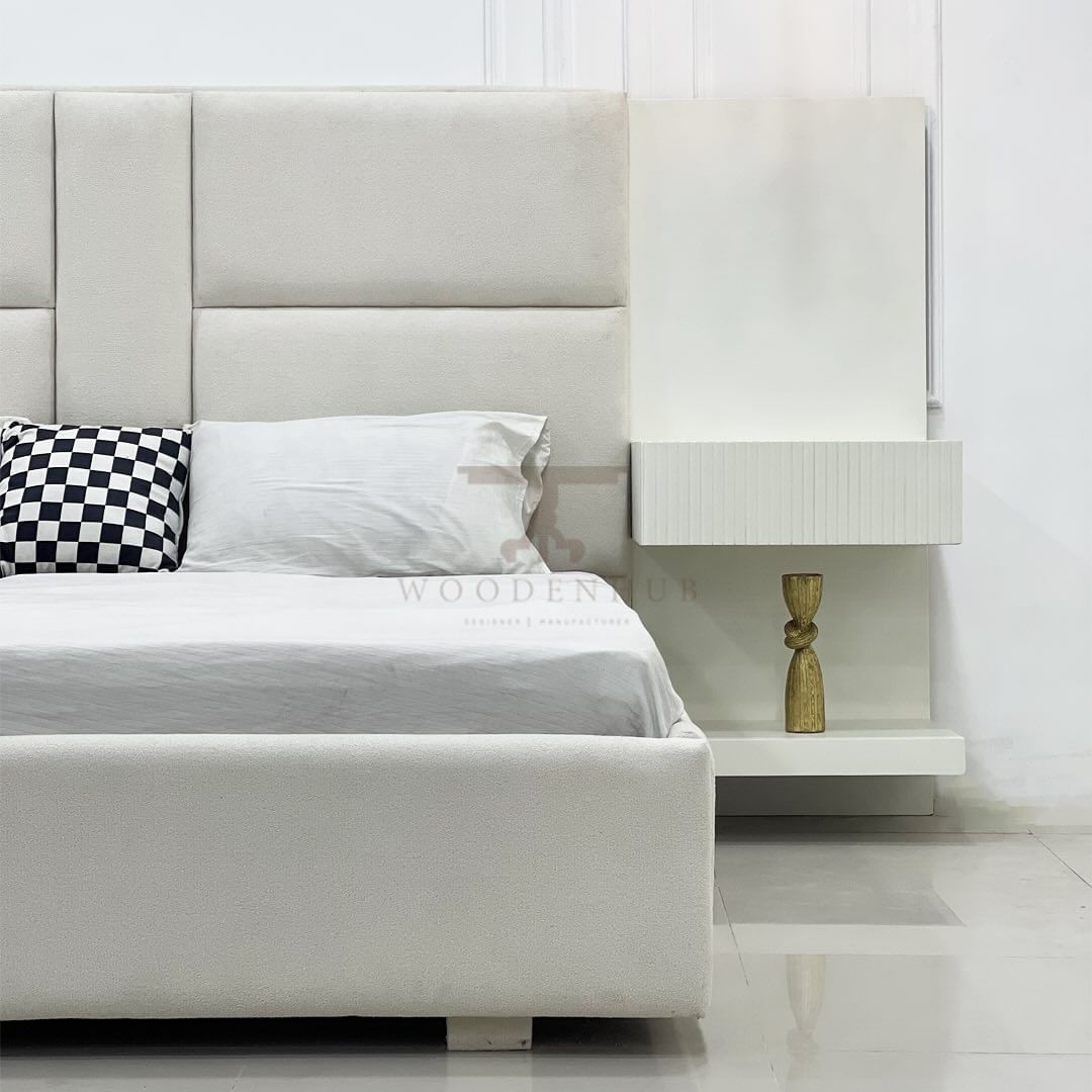Luna Bed Set (Bed+Side Tables)