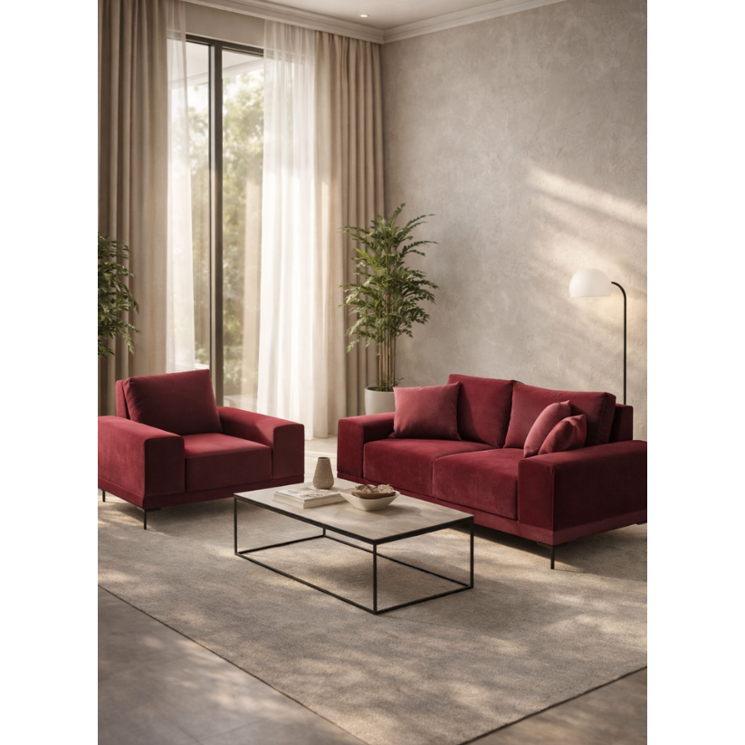 Crescent Sofa Set (6 Seater)