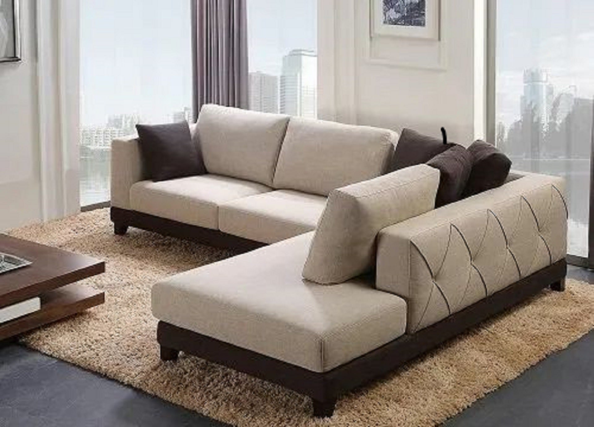 TRIVIA L-Shape Sofa (6 Seater) – WOODEN HUB - Main Image