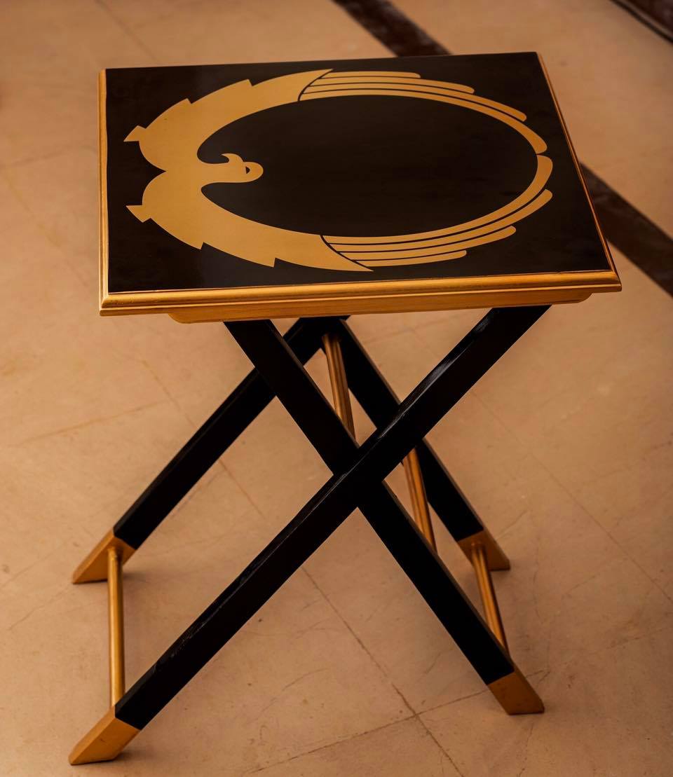 AQUILA SERVING TABLE SET (4PC)