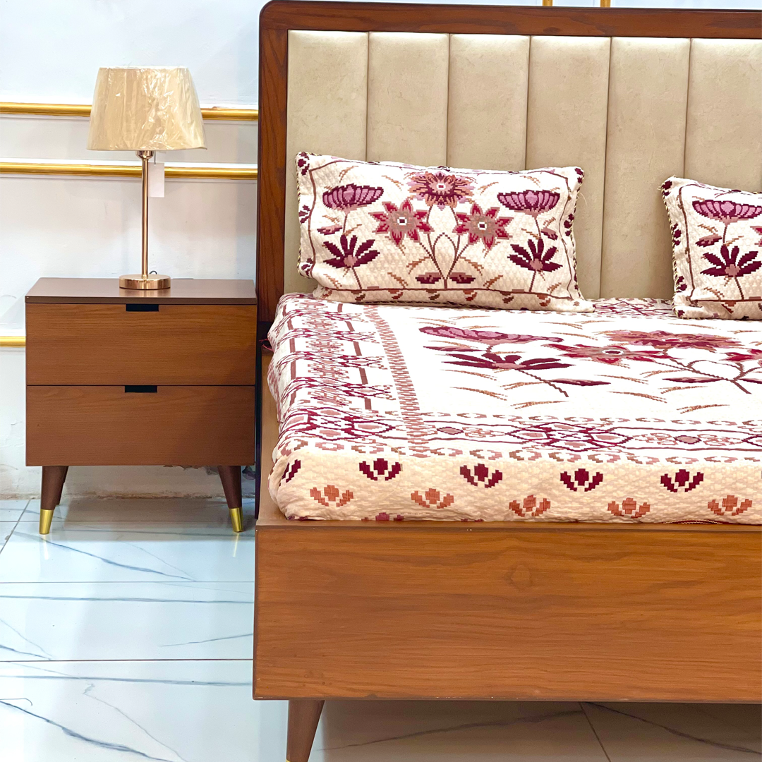 NINA BED SET (Bed + Side tables)