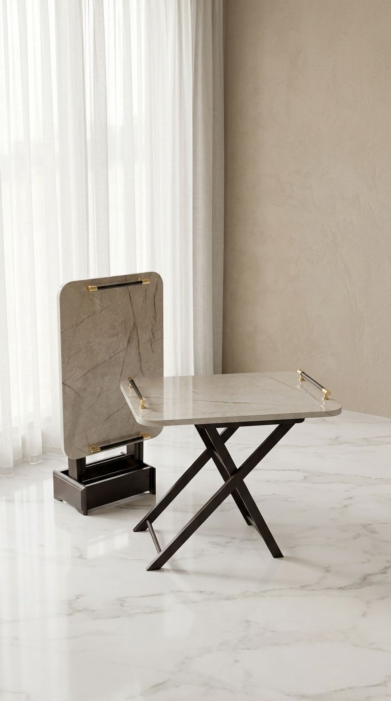 FOLDABLE SERVING TABLES (2PC)