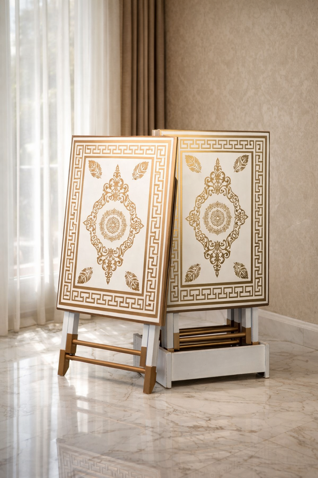 VERSACE BIG SERVING TABLE SET (4PC)