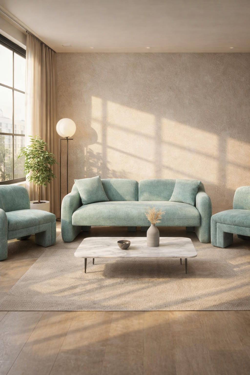 Silas Sofa set (6 Seater)