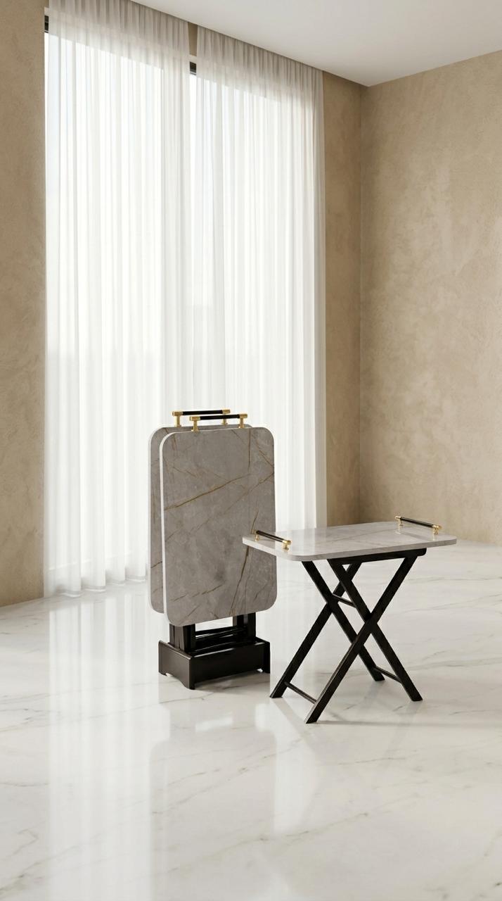 FOLDABLE SERVING TABLES (2PC)