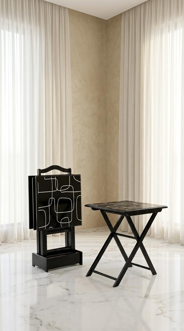 FOLDABLE SERVING TABLES (2PC)