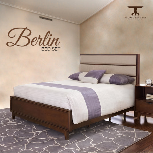 BERLIN Bed Set (Bed+Side Tables)