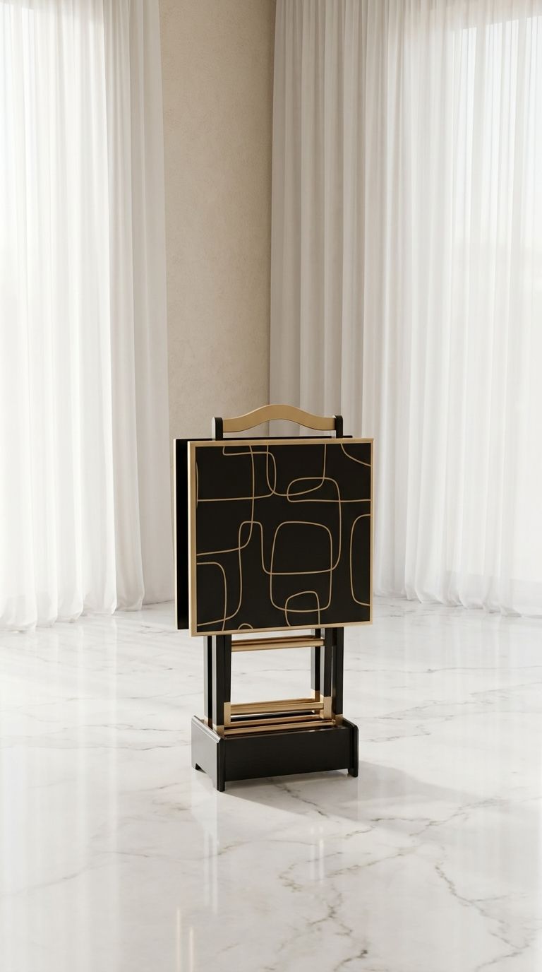 FOLDABLE SERVING TABLES (2PC)