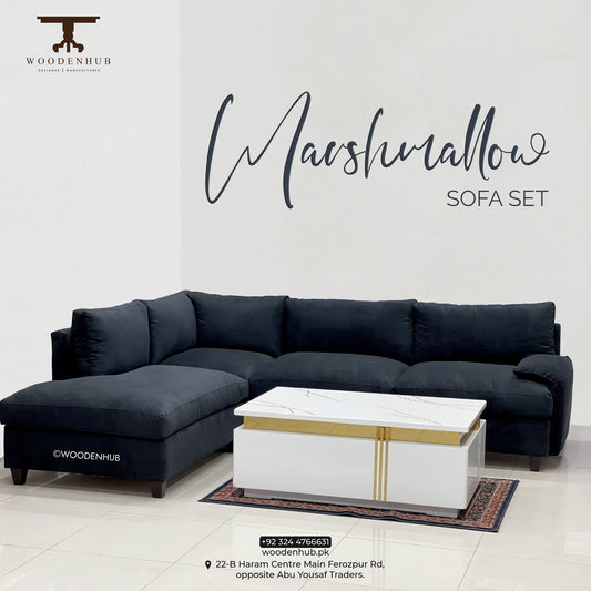 MARSHMALLOW L- Shape Sofa (6 Seater)