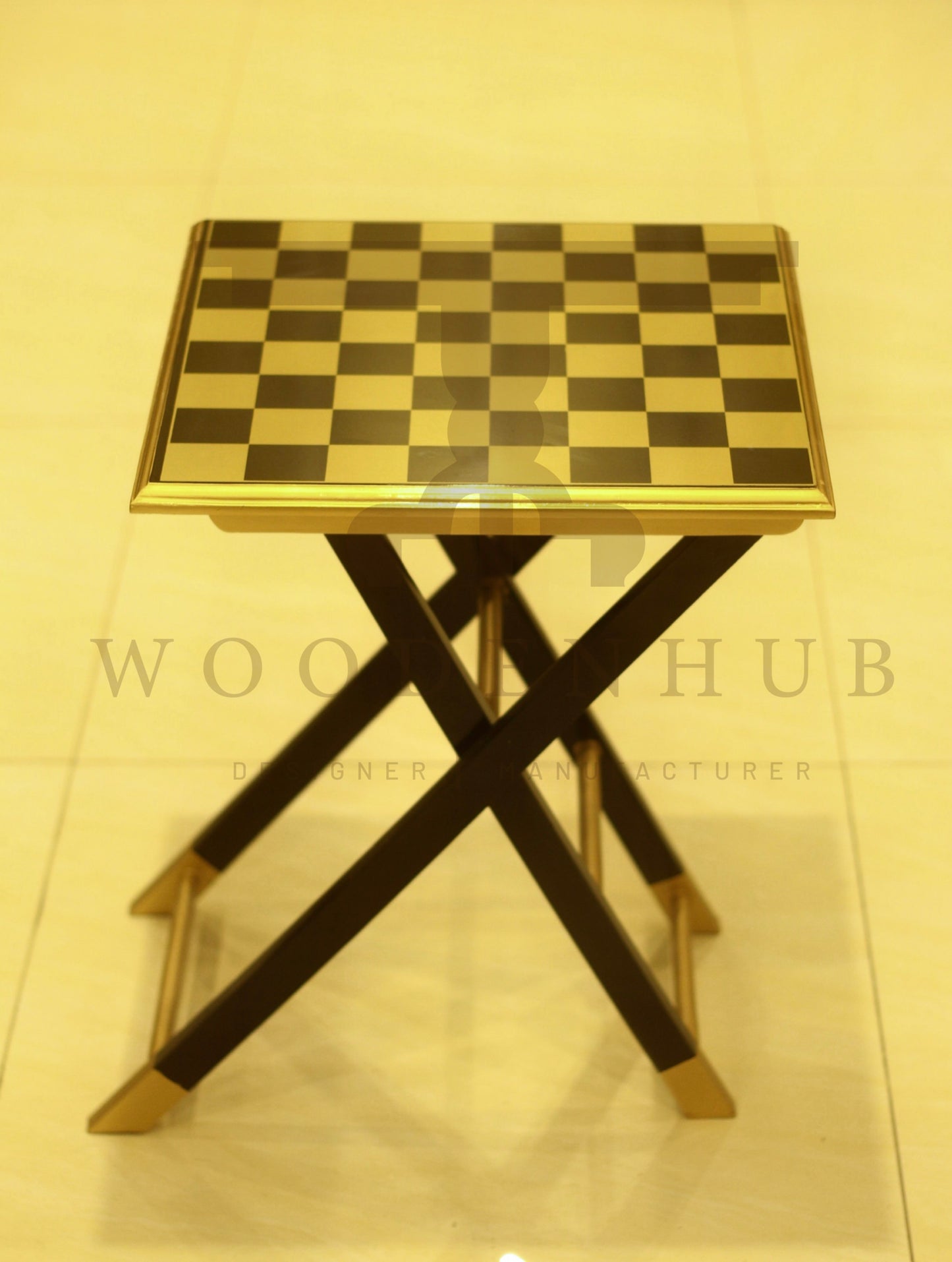 CHESS SERVING TABLE SET (4PC)