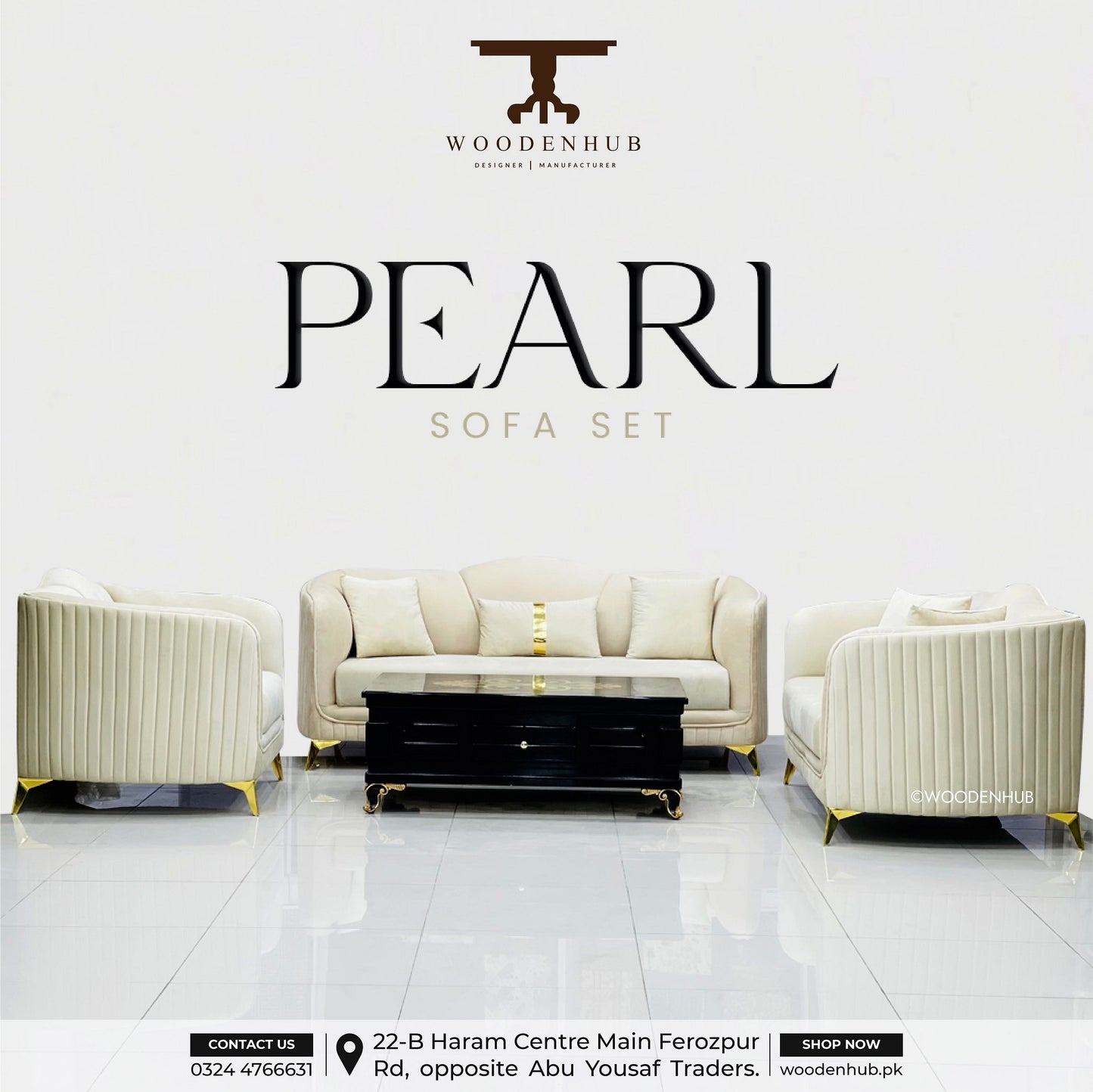 PEARL Sofa Set (6 Seater)