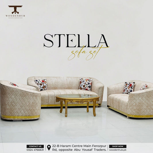 STELLA Sofa Set (6 Seater)