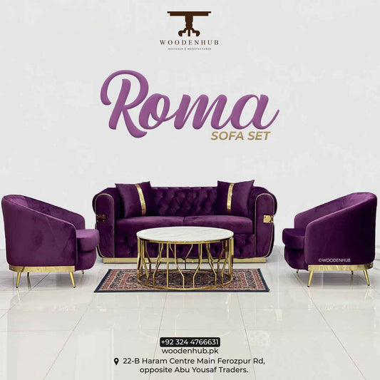 ROMA Sofa Set (6 Seater)