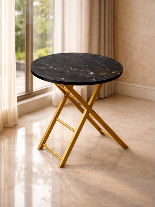 MARBLE TEXTURED SERVING TABLE SET (2PC)