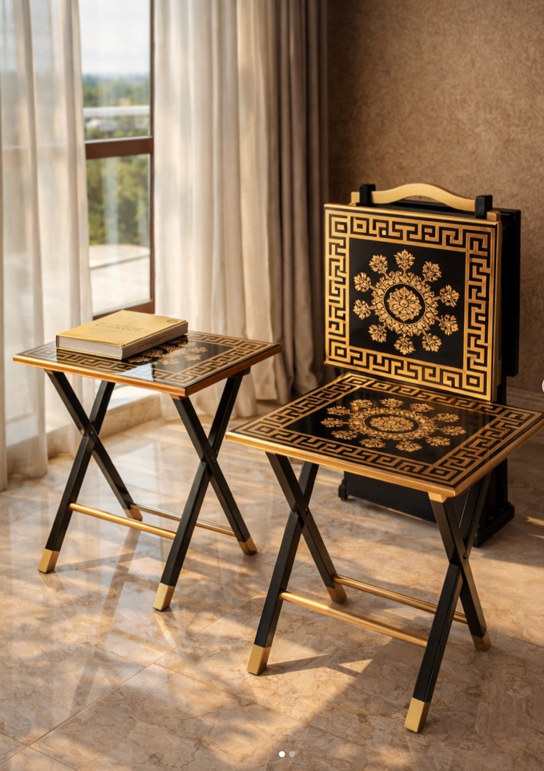 VERSACE SERVING TABLE SET (4PC)
