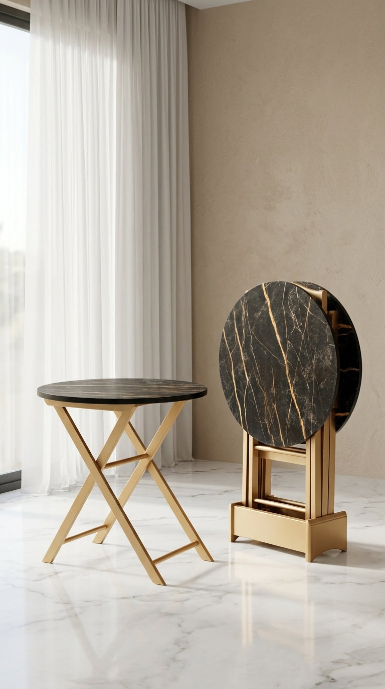 FOLDABLE SERVING TABLES (2PC)