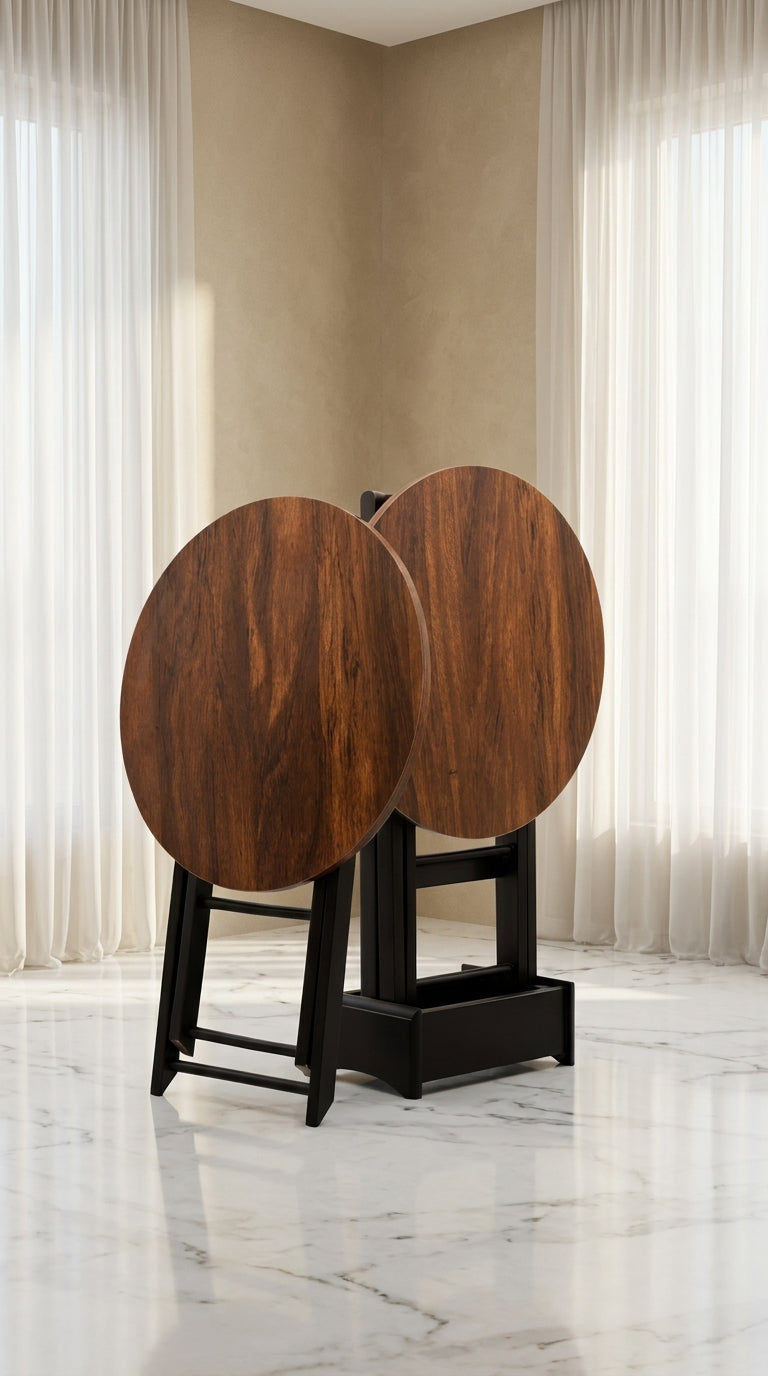 FOLDABLE SERVING TABLES (2PC)
