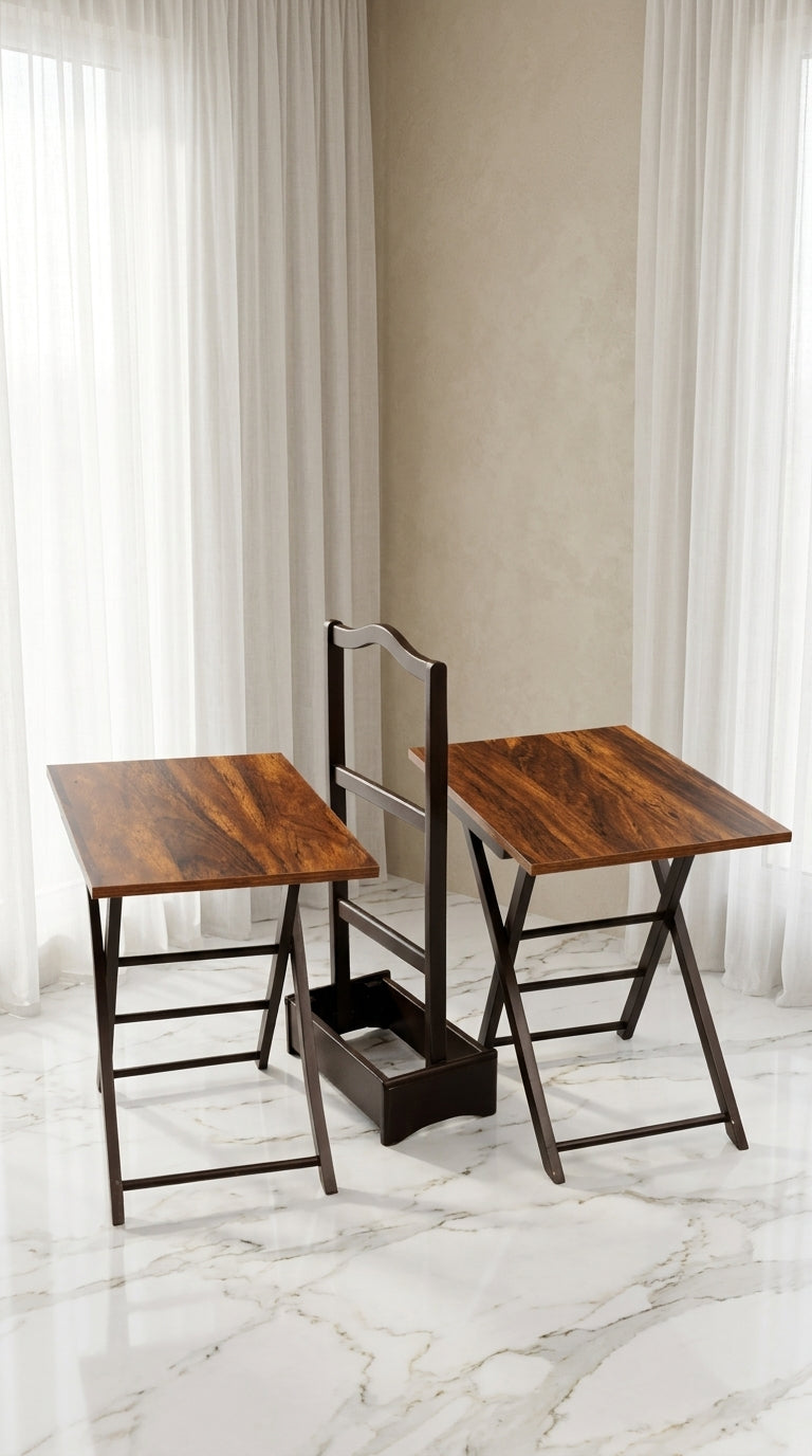 FOLDABLE SERVING TABLES (2PC)