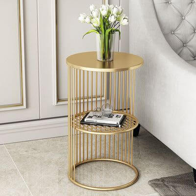 Round Caged Coffee Table