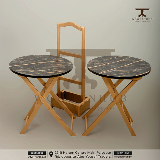 FOLDABLE SERVING TABLES (2PC)