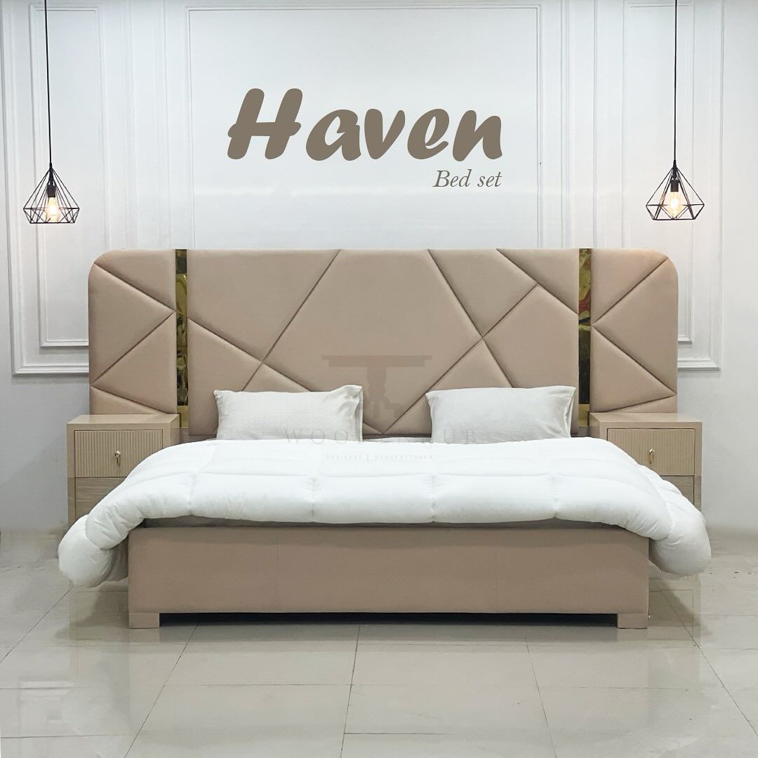 Haven Bed Set (Bed+Side Tables)