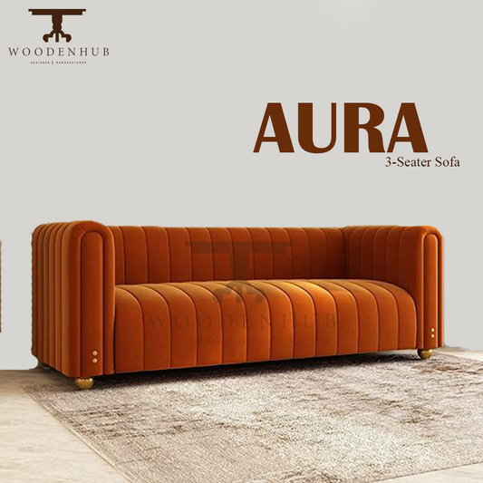 Aura 3-Seater Sofa Set