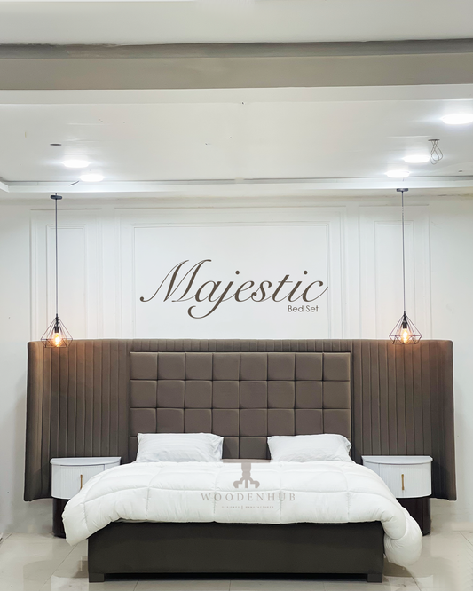 Majestic Bed Set (Bed+Side Tables)