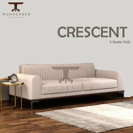 Crescent 3-Seater Sofa Set