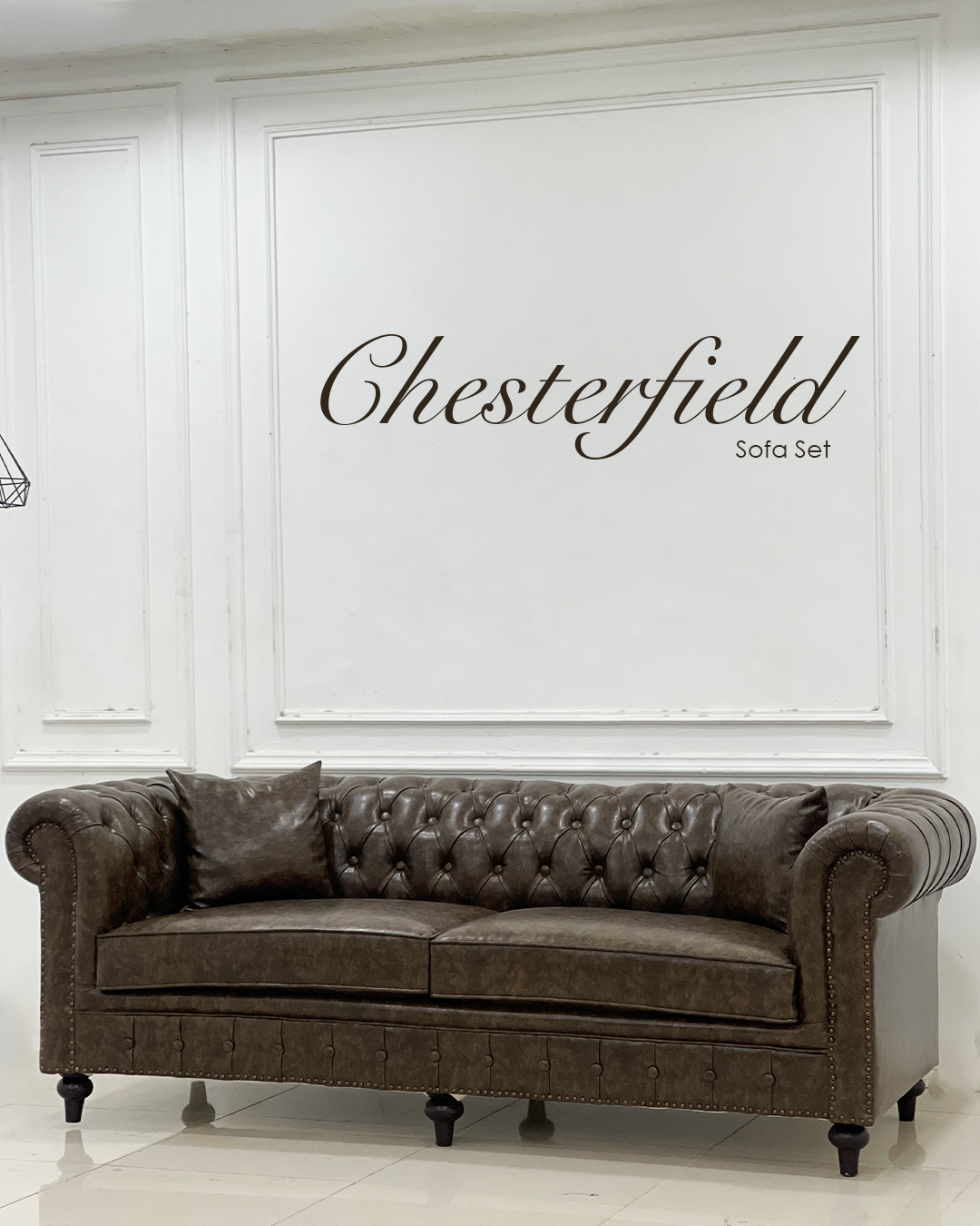 Chesterfield 3 - SEATER SOFA SET