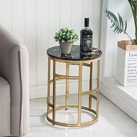 Gold Accent Side Table