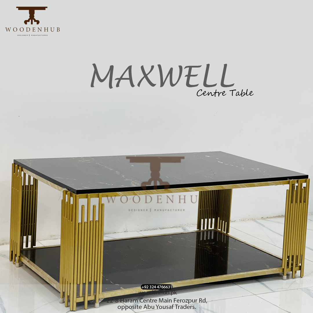 Maxwell Centre Table WOODEN HUB   Maxwe3llcc 