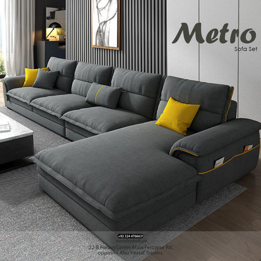 METRO SOFA SET 6 SEATER