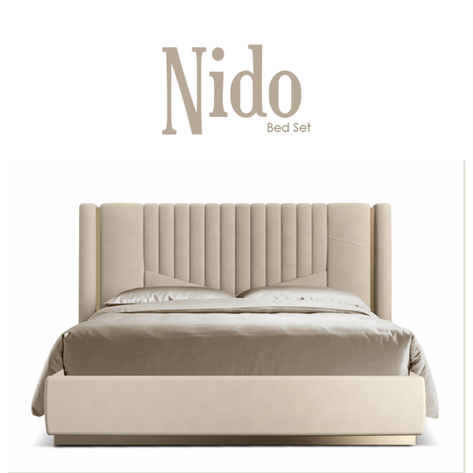 Nido Bed Set (Bed+Side Tables)