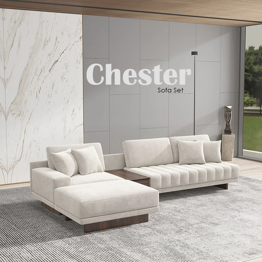 Chester Sofa Set (6 Seater)