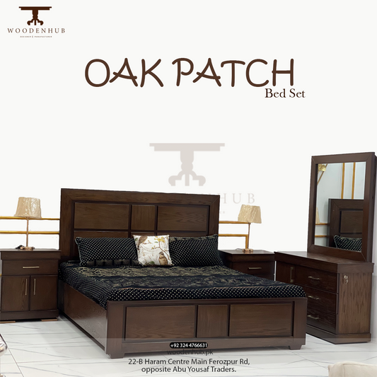 Oak Patch Bed Set