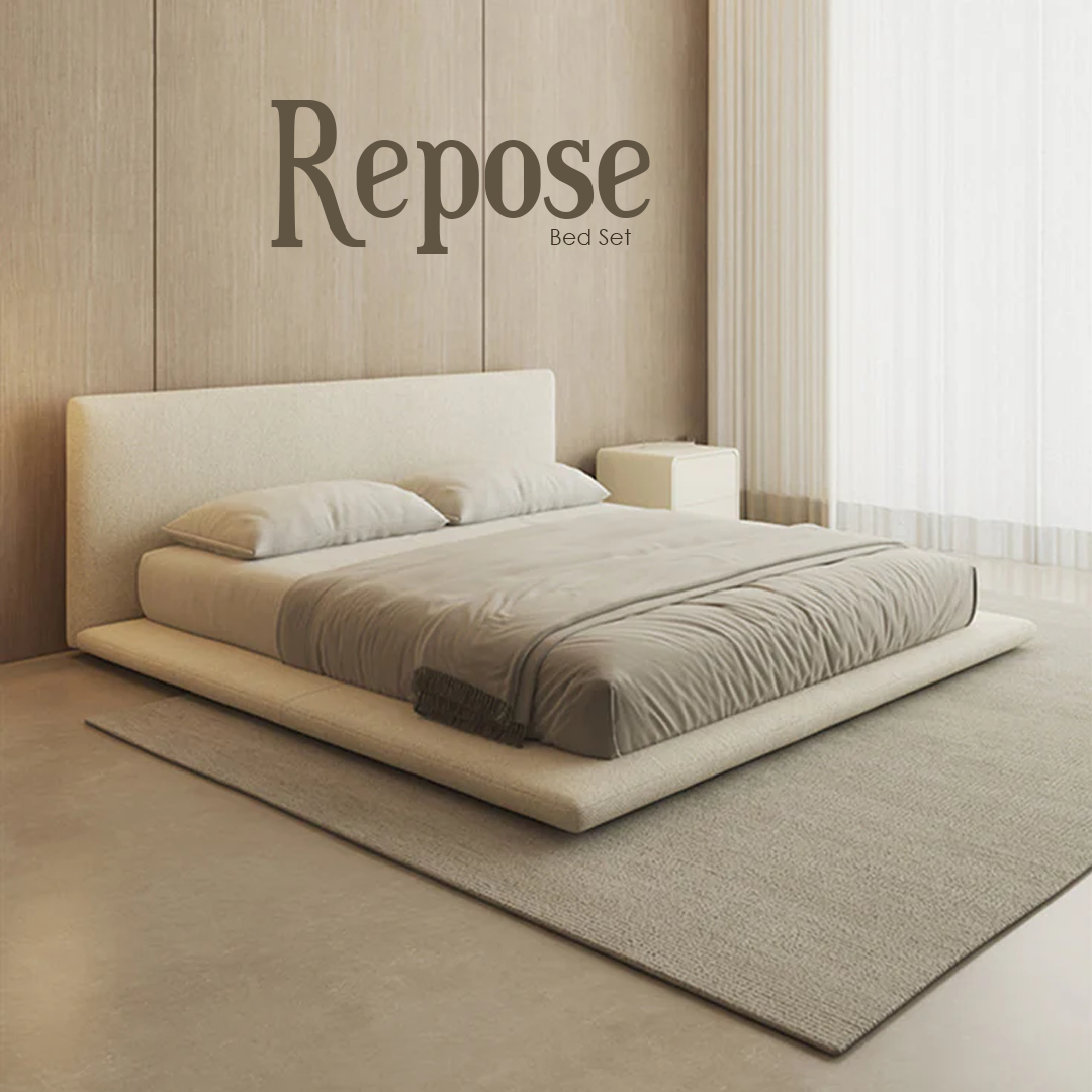 Repose Bed Set (Bed+Side Tables)