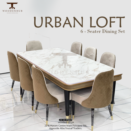 URBAN LOFT DINING SET (8 Seater)