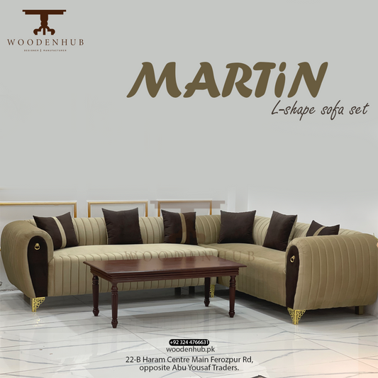 MARTIN L Shape Sofa (6 Seater)